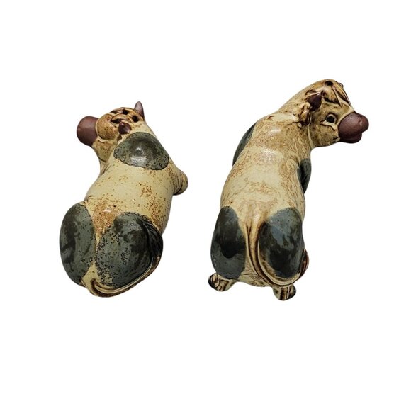 Giftcraft Japan MCM Cow Salt & Pepper Shakers-Country Kitchen Farmhouse Decor - Picture 4 of 6